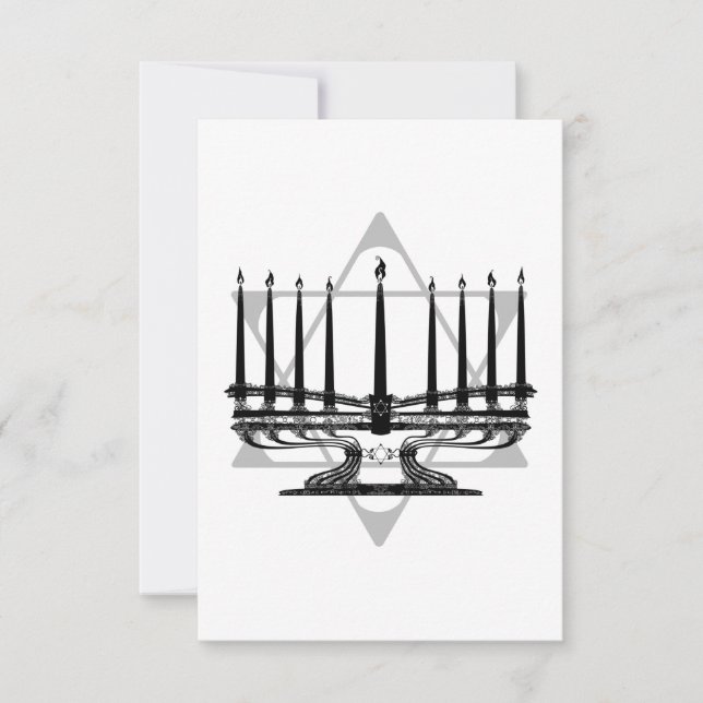 Menorah und Star (Vorderseite)