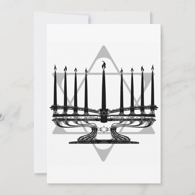 Menorah und Star (Vorderseite)