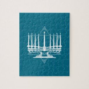 Menorah und Stern IV Puzzle