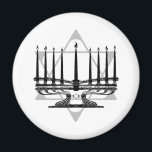 Menorah und Stern Magnet<br><div class="desc">Originalvorlage durch Thedustyphoenix.</div>