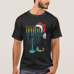 Menorah Weihnachtsmannmütze Chanukah Hanukkah Jewi T-Shirt<br><div class="desc">Menorah Weihnachtsmannmütze Chanukah Hanukkah jüdische Weihnachtsfeier Pajama.</div>
