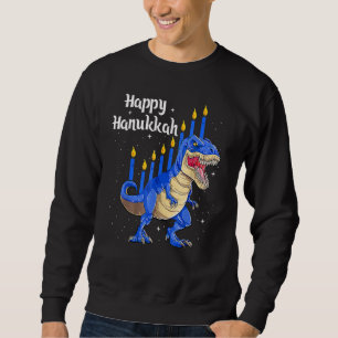 Menorasaurus Rex Dinosaur Chanukka Fröhliches Chan Sweatshirt