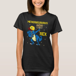 Menorasaurus Rex  Dinosaur Rex Chanukka Menora Wor T-Shirt