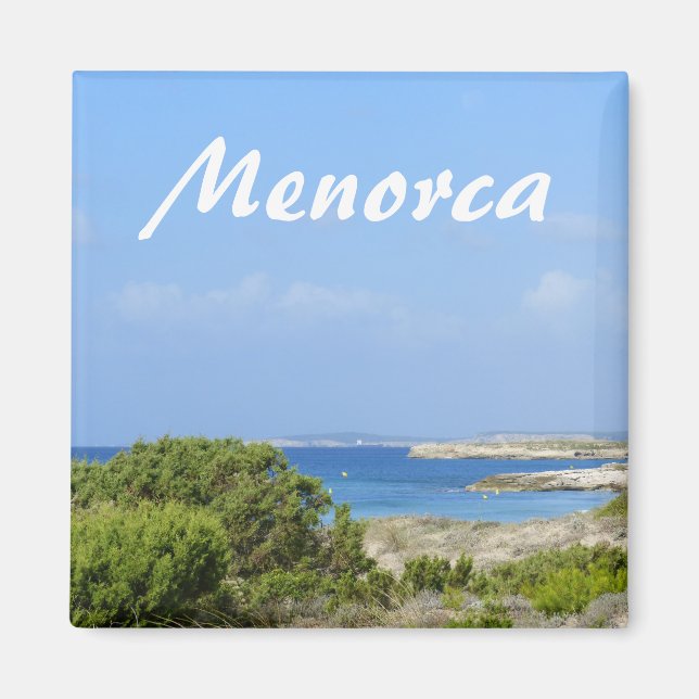 Menorca Coast Souvenir Magnet (Vorne)