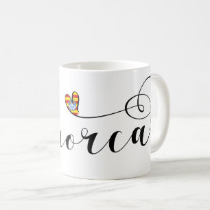 Menorca Flaggenherz, Balearen Kaffeetasse