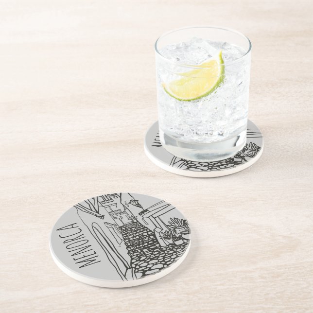 Menorca Getränkeuntersetzer (Seite)