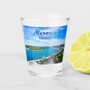 Menorca Hafen von Mahon Schnapsglas