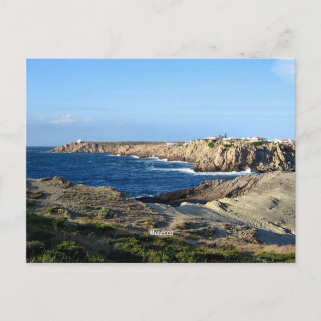 Menorca Landschaftliche Landschaft Postkarte (Vorderseite)