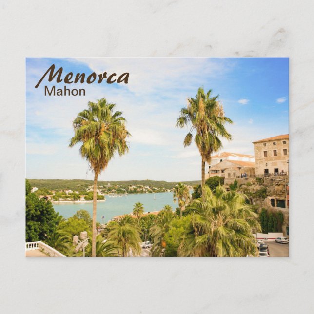 Menorca Mahon Postcard Postkarte (Vorderseite)