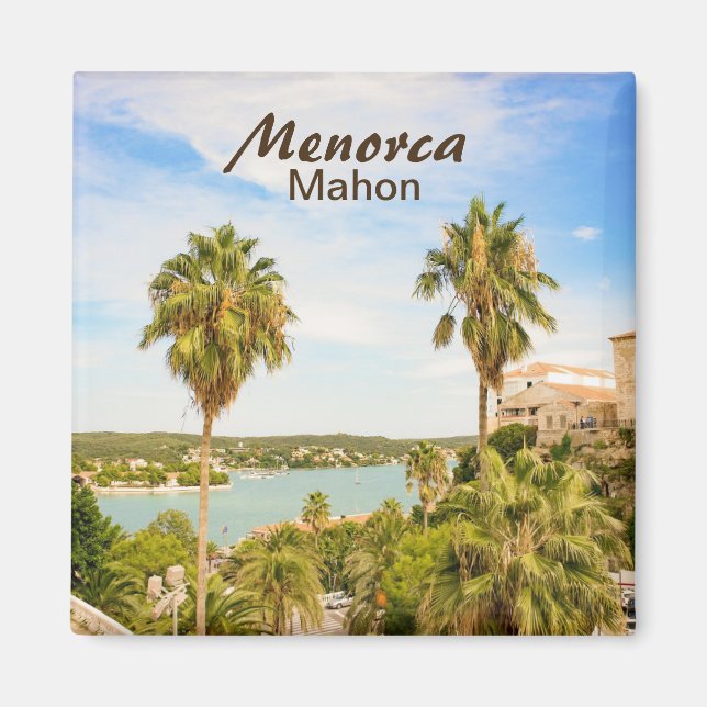 Menorca Mahon Souvenir Magnet (Vorne)