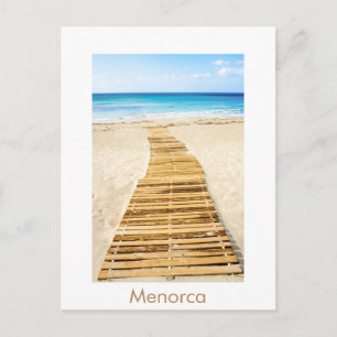 Menorca Santo Tomas Beach Postkarte