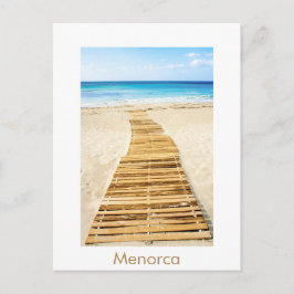 Menorca Santo Tomas Beach Postkarte