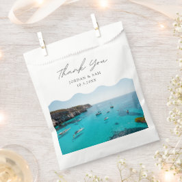 Menorca Spanien Hochzeit Personalisiert Geschenktütchen