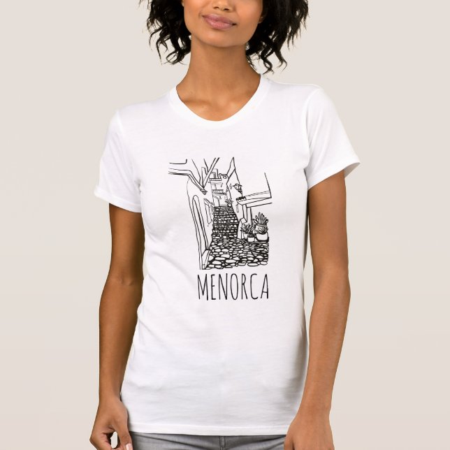 MENORCA, Spanien T-Shirt (Vorderseite)