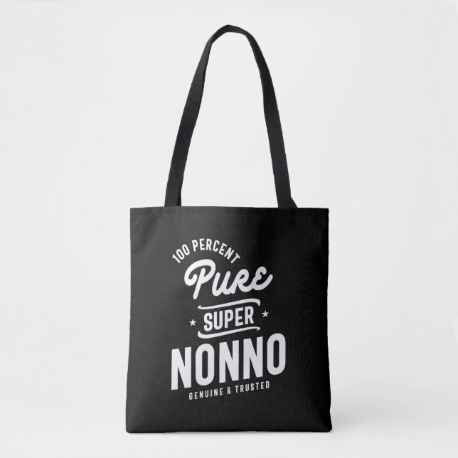 Mens 100% Pure Super Nonno Geschenk (Vorderseite)