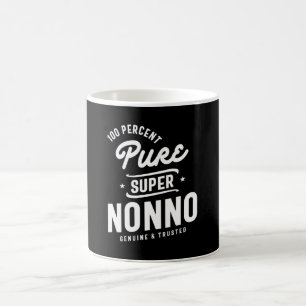 Mens 100% Pure Super Nonno Geschenk Kaffeetasse