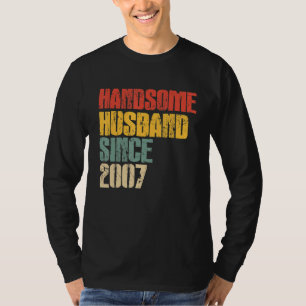 Mens 16. Hochzeitstag für Ihm handsome Hus T-Shirt