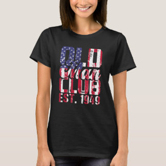 Mens 1949 Geburtstagsparty Old Man Club Est 1949 R T-Shirt