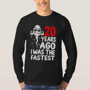 Mens 20. Geburtstag Gag Dress vor 20 Jahren war ic T-Shirt