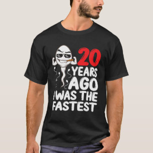 Mens 20. Geburtstagskleid vor 20 Jahren war ich T-Shirt