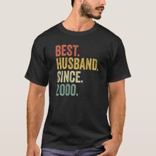Mens 22nd Wedding Aniversary For Him Best Husband  T-Shirt