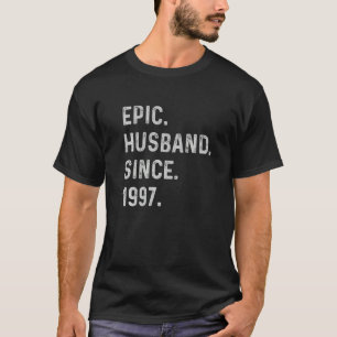 Mens 26. Hochzeitstag 26. Jahr - Epic Husba T-Shirt