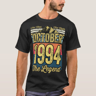 Mens 27. Geburtstag Der Mensch Der Mythos der Lege T-Shirt