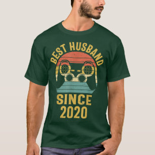 Mens 2. Hochzeit Jubiläum Bestes Ehemann seit 20 T-Shirt