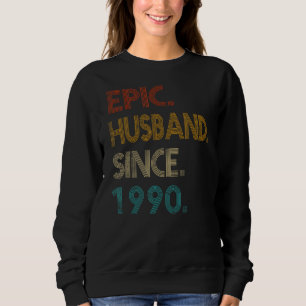 Mens 32. Hochzeitstag für seinen epischen Ehemann Sweatshirt