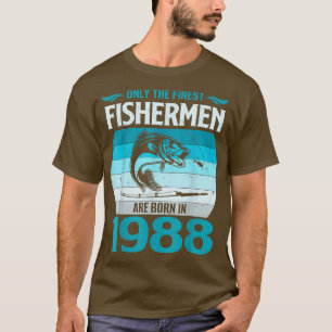 Mens 33. Geburtstag für 33-jährige Fischerei T-Shirt
