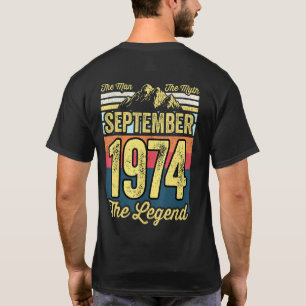 Mens 47. Geburtstag Der Mann der Mythos der Legend T-Shirt