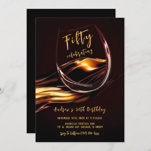 Mens 50. Geburtstag Einladung