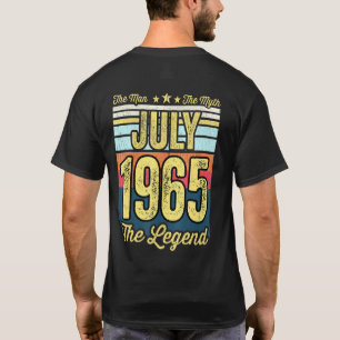 Mens 56. Geburtstag Der Mensch Der Mythos der Lege T-Shirt