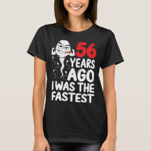 Mens 56. Geburtstagskleid vor 56 Jahren war ich da T-Shirt