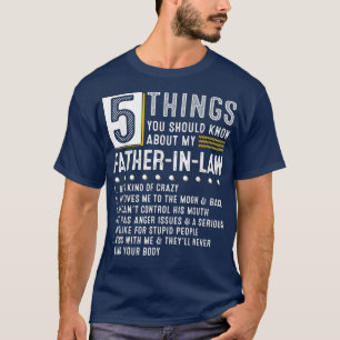 Mens 5 Dinge, die Sie über meinen Vater wissen sol T-Shirt