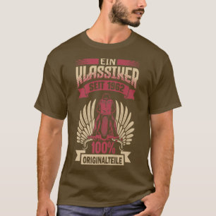 Mens 60. Geburtstag Man Biker Legend Motorrad Spaß T-Shirt