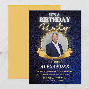 Mens 62. Geburtstag Einladungen Elegant Chic