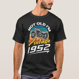 Mens 70. Geburtstag Man Biker Legend Motorrad Cho T-Shirt