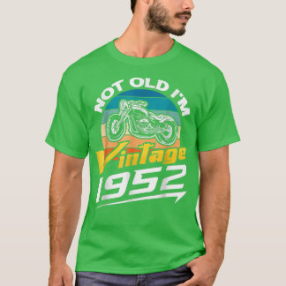 Mens 70. Geburtstag Man Biker Legend Motorrad Cho T-Shirt