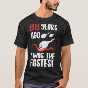 Mens 88. Geburtstagskleid vor 88 Jahren war ich da T-Shirt