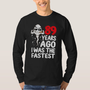Mens 89. Geburtstagskleid vor 89 Jahren war ich da T-Shirt