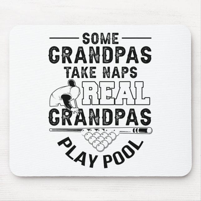 Mens 8 Ll Eight Ll - Funny Pool Billard Mousepad (Vorne)