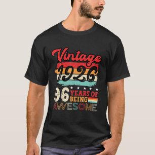 Mens 96th Birthday Coole Tagesidee Wende 96 Jahr T-Shirt