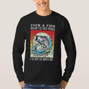 Mens a Fish wird in Schwierigkeiten geraten T-Shirt