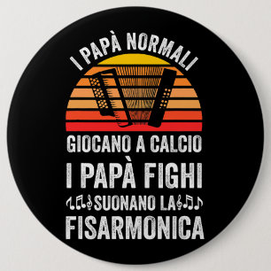 Mens Accordion Vathers Day Musician Accordion Fath Button