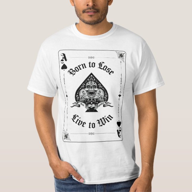 Men's Ace of Spades shirt (Vorderseite)