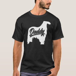 Mens Afghan Hound Daddy Dog Owner Papa Väter von T-Shirt