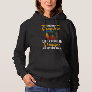 Mens Akita Grandpa Vintager Vater Tag Hoodie
