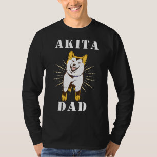 Mens Akita Vater Akita Dog Akita Inu Shiba Inu Aki T-Shirt