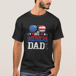 Mens All American Vater 4. Juli Sonnenbrille Mens T-Shirt